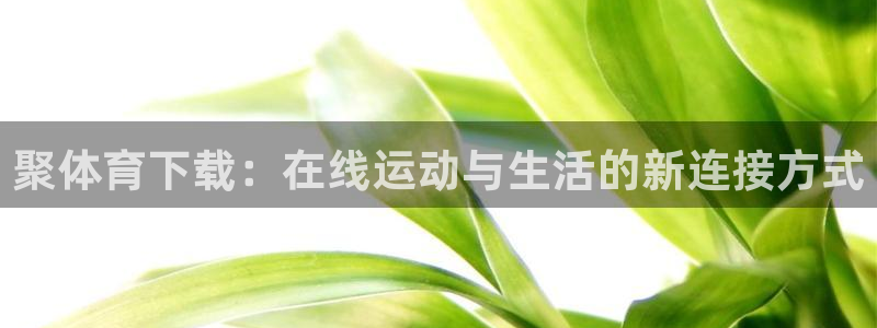 聚体育下载：在线运动与生活的新连接方式