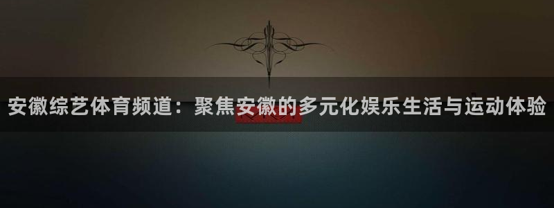 安徽综艺体育频道：聚焦安徽的多元化娱乐生活与运动体验
