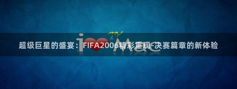 超级巨星的盛宴:FIFA2006精彩重现-决赛篇章的新体验